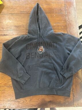 Cincinnati Bengals Dark Gray Hooded Sweatshirt